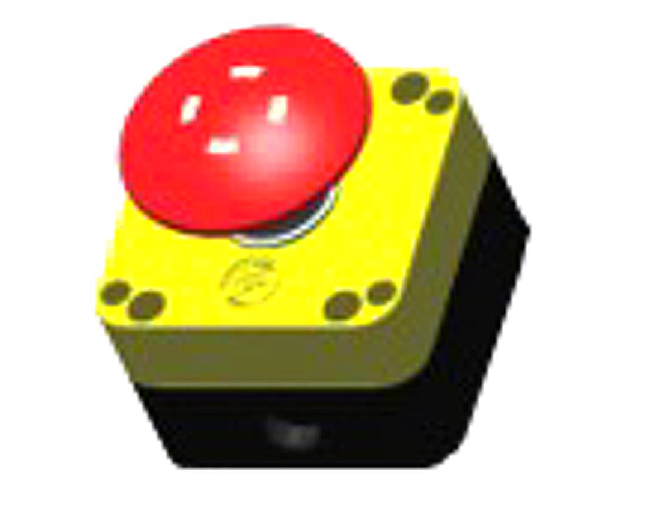 Self Monitored Emergency Stop Switch Push/Pull Release 60mm Flag